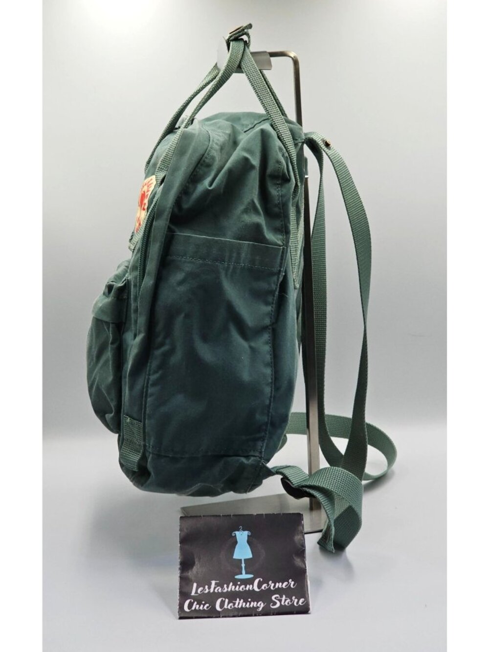 Fjallraven Kanken Unisex Green Vinylon F Classic Backpack Small 2722 - Picture 6 of 13